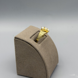 14KT GOUDEN RING MET OPAAL