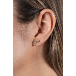 ZINZI ZGO413 14 KARAAT GOUDEN OORKNOPPEN ZIRKONIA