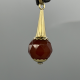 14 KARAAT GOUDEN HANGER MET CARNEOOL