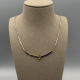 14KT BICOLOR CHOKER MET DIAMANT