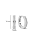 TI SENTO 7973ZI ZILVEREN OORRINGEN ZIRKONIA