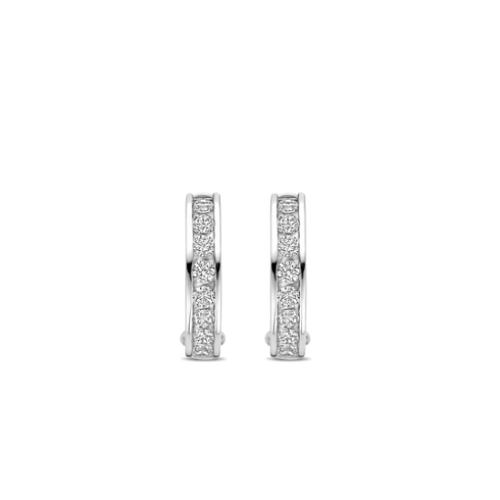 TI SENTO 7973ZI ZILVEREN OORRINGEN ZIRKONIA