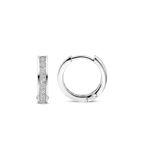 TI SENTO 7973ZI ZILVEREN OORRINGEN ZIRKONIA