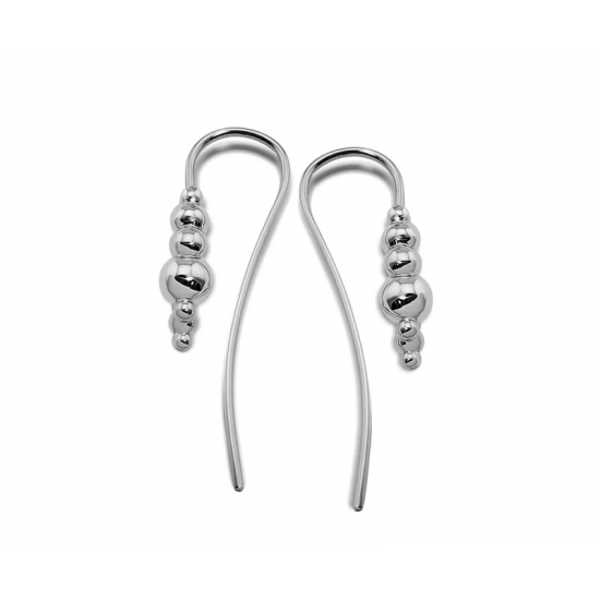 GALA DESIGN GE005S ZILVEREN OORHANGERS DROPPS