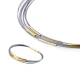 GALA DESIGN  J0230 STALEN COLLIER MET ZILVER VERGULD ELEMENTEN GALILEO FULL GOLD