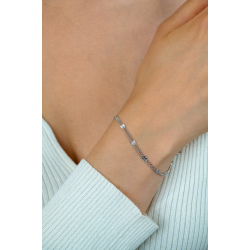 ZINZI ZIA2713 ZILVEREN ARMBAND ZONNESTRALEN GERHODINEERD