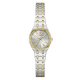 GUESS W1009L4 DAMESHORLOGE STAAL BICOLOR ZIRKONIA BEJEWELED
