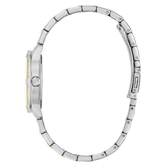 GUESS GW1027L3 DAMESHORLOGE STAAL BICOLOR ZIRKONIA COLETTE