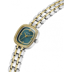 GUESS GW1018L6 DAMESHORLOGE STAAL BICOLOR ZIRKONIA HAZEL
