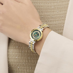 GUESS GW0994L3 DAMESHORLOGE STAAL BICOLOR LEENA