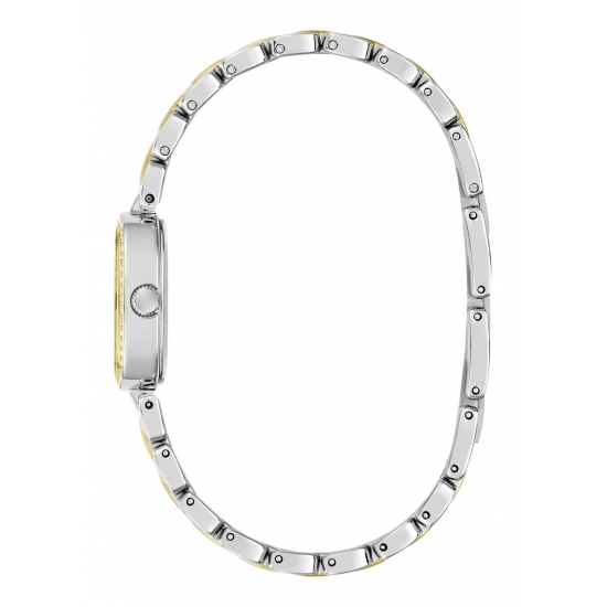 GUESS GW1018L3 DAMESHORLOGE STAAL BICOLOR ZIRKONIA HAZEL