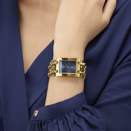 GUESS GW0740L3 DAMESHORLOGE VERGULD STAAL HEAVY METAL