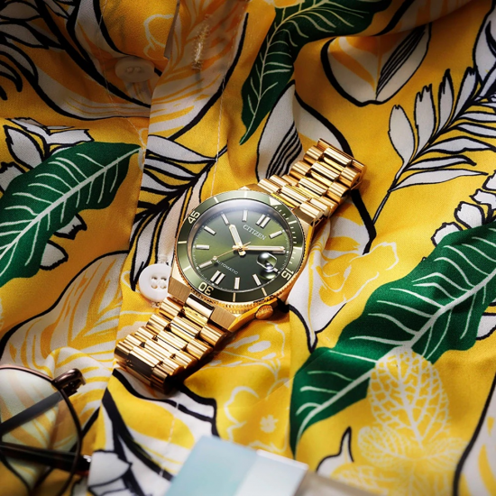 CITIZEN NJ0232-53X HERENHORLOGE STAAL AUTOMAAT TSUYOSA SHORE