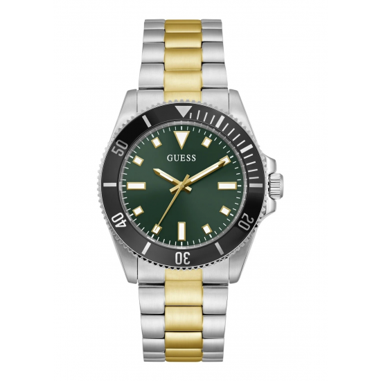 GUESS GW0968G4 HERENHORLOGE STAAL BICOLOR CLIFF