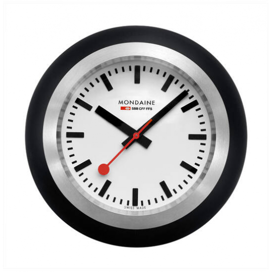 MONDAINE M660.30335.16SBO BUREAUKLOK ZWART