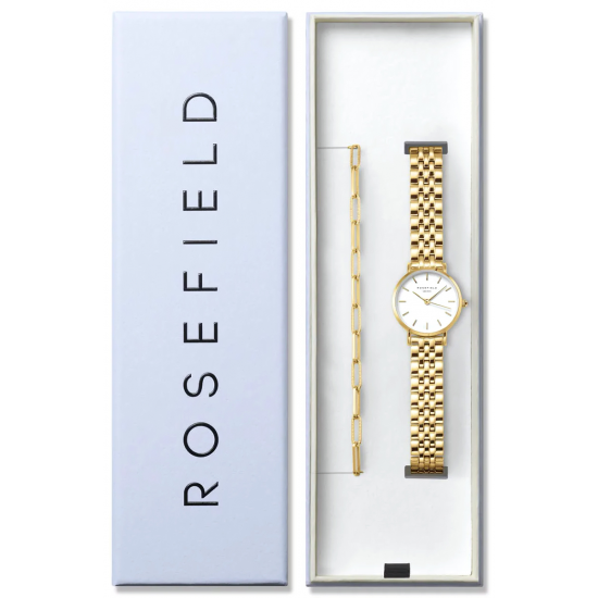 ROSEFIELD 26WGSG-X278 GIFTSET DAMESHORLOGE EN ARMBAND SMALL EDIT