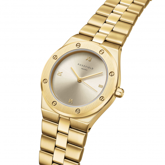 ROSEFIELD SPCGSG-SP01 DAMESHORLOGE VERGULD STAAL ROSE IVORY GOLD