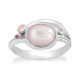 RABINOVICH 83403069 ZILVEREN RING MET ZOETWATERPAREL PASSION PINK