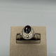 ZILVEREN RING MET GRANAAT
