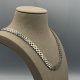 ZILVER COLLIER 40CM PANTER
