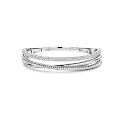 TI SENTO 23094ZI ZILVEREN BANGLE MET ZIRKONIA