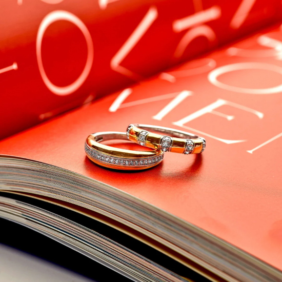 TI SENTO 12406ZY ZILVEREN VERGULDE RING ZIRKONIA