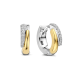 TI SENTO 78052ZY ZILVEREN VERGULDE OORRINGEN ZIRKONIA