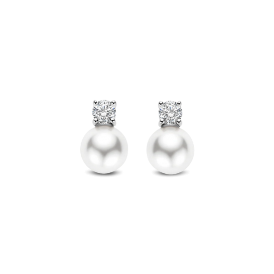TI SENTO 78060PW ZILVEREN OORKNOPPEN PAREL EN ZIRKONIA
