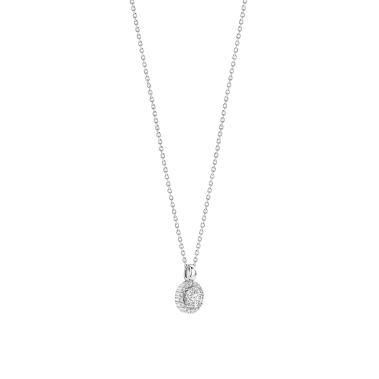 TI SENTO 34123ZI ZILVEREN COLLIER MET ZIRKONIA