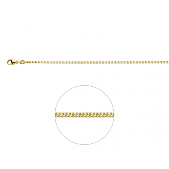 HUISCOLLECTIE VIC0141 GOUDEN COLLIER GOURMETSCHAKEL 50 CM.