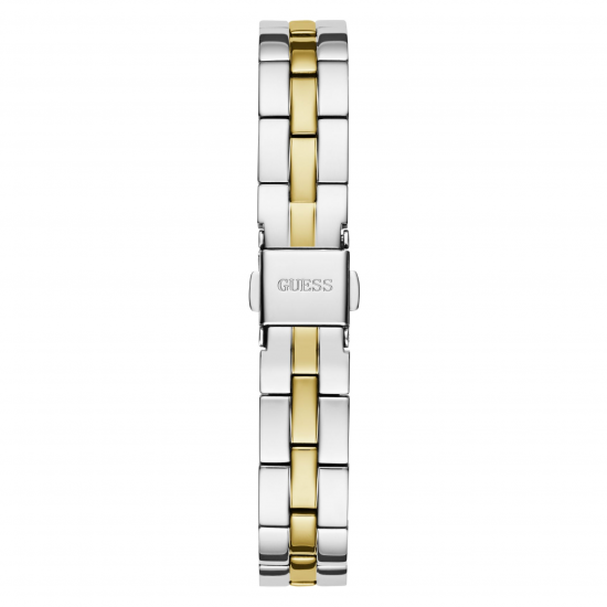 GUESS GW0762L5 DAMESHORLOGE VERGULD STAAL BICOLOR MET ZIRKONIA ARRAY