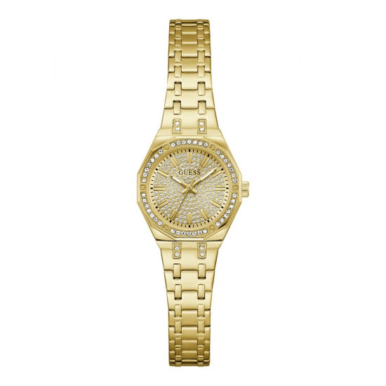 GUESS GW0931L2 DAMESHORLOGE VERGULD STAAL MET ZIRKONIA PIXIE