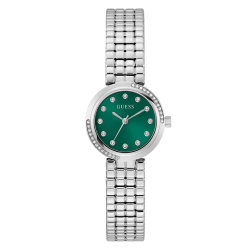 GUESS GW0930L1 DAMESHORLOGE STAAL MET ZIRKONIA CLARA