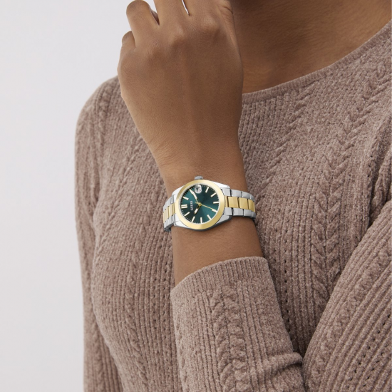 GUESS GW0934L3 DAMESHORLOGE VERGULD STAAL BICOLOR ALICE