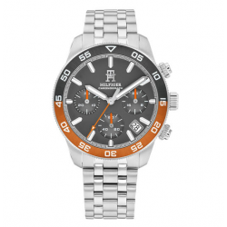 TOMMY HILFIGER TH1792186 HERENHORLOGE STAAL TH85 SWISS GMT