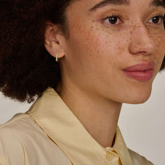 BLUSH 7318YZI GEELGOUDEN OORRINGEN MET ZIRKONIA