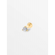 CULET JEWELLERY GCJ1296 18K GOUDEN PIERCING MET NATUURLIJKE DIAMANT BRILLIANT CUT