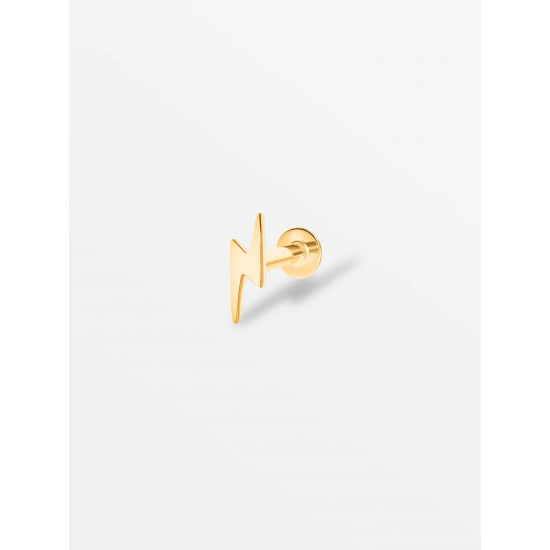 CULET JEWELLERY GCJ3068 18K GOUDEN PIERCING MINI LIGHTNING