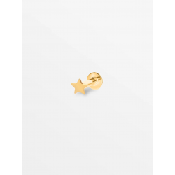 CULET JEWELLERY GCJ3062 18K GOUDEN PIERCING MINI STAR