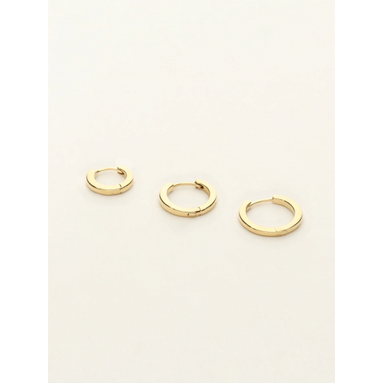 CULET JEWELLERY GCJ3100 18K GOUDEN PIERCING ETERNITY MIDI HUGGIE