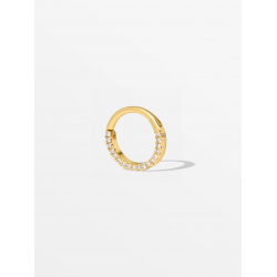 CULET JEWELLERY GCJ3153 18K GOUDEN PIERCING MET NATUURLIJKE DIAMANT DAITH