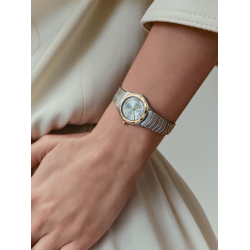 EBEL 1216738 DAMESHORLOGE STAAL/18KT  GOUD SPORT CLASSIC