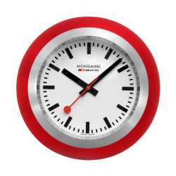 MONDAINE M660.30335.16SBP BUREAUKLOK ROOD GLOBE