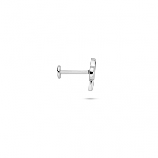 HUISCOLLECTIE 1342191 ZILVEREN PIERCING STRIKJE