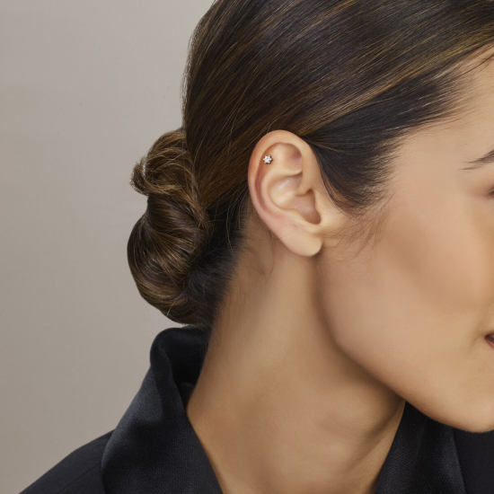 HUISCOLLECTIE 1342167 ZILVEREN PIERCING ZIRKONIA