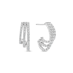 TI SENTO 78069ZI ZILVEREN OORRINGEN MET ZIRKONIA