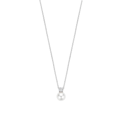 TI SENTO 34104ZI ZILVEREN COLLIER MET ZIRKONIA