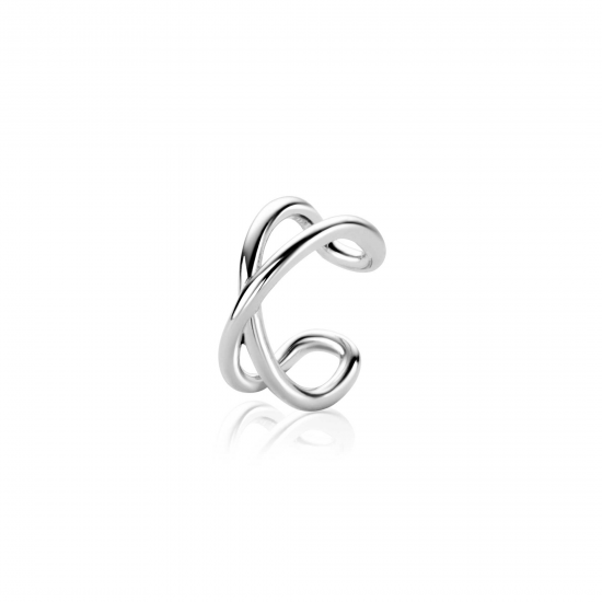 ZINZI ZIO-CUFF5 ZILVEREN CUFF CROSS OVER