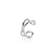 ZINZI ZIO-CUFF5 ZILVEREN CUFF CROSS OVER