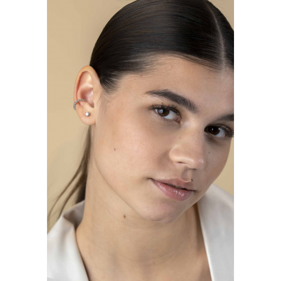 ZINZI ZIO-CUFF2 ZILVEREN CUFF BOLLETJES